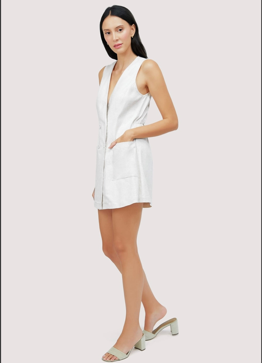 Oatmeal Suit Romper