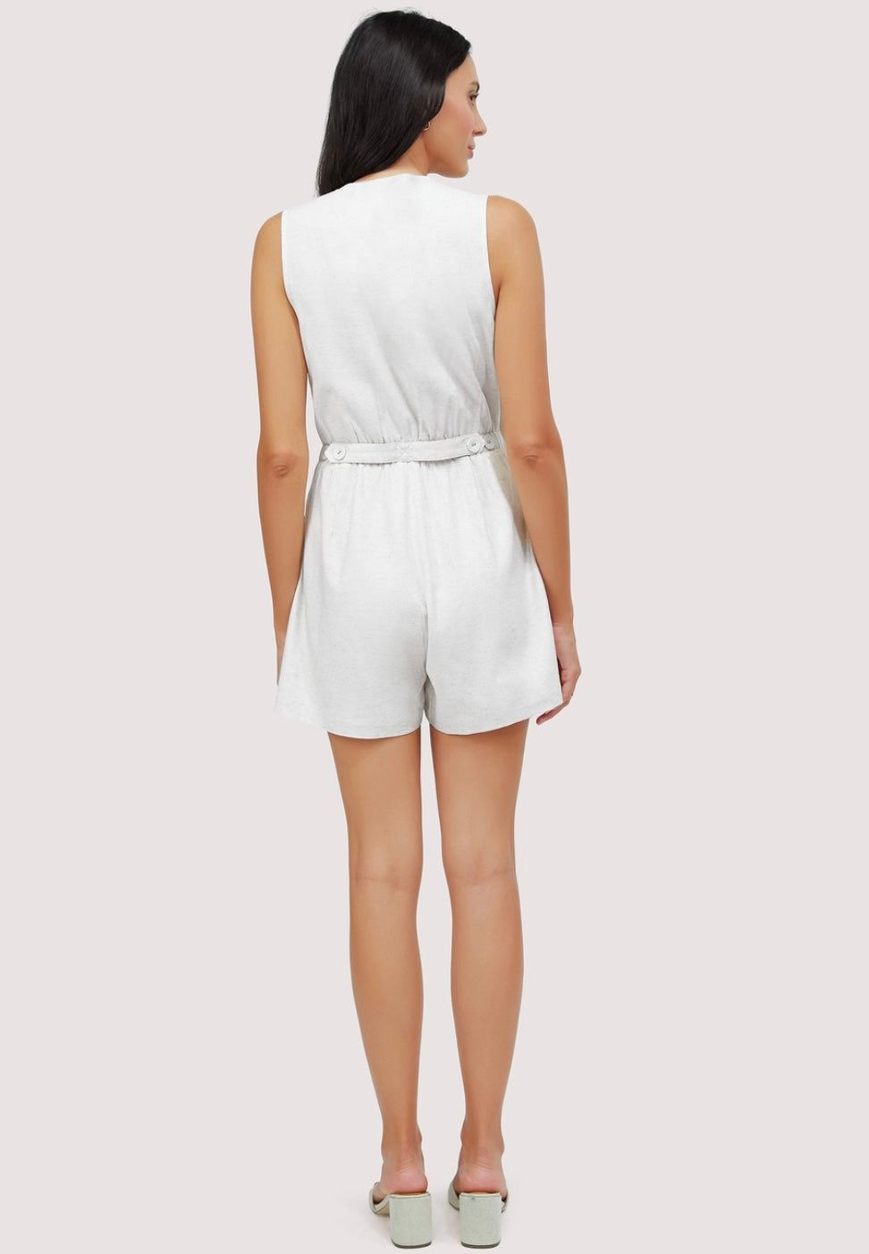 Oatmeal Suit Romper