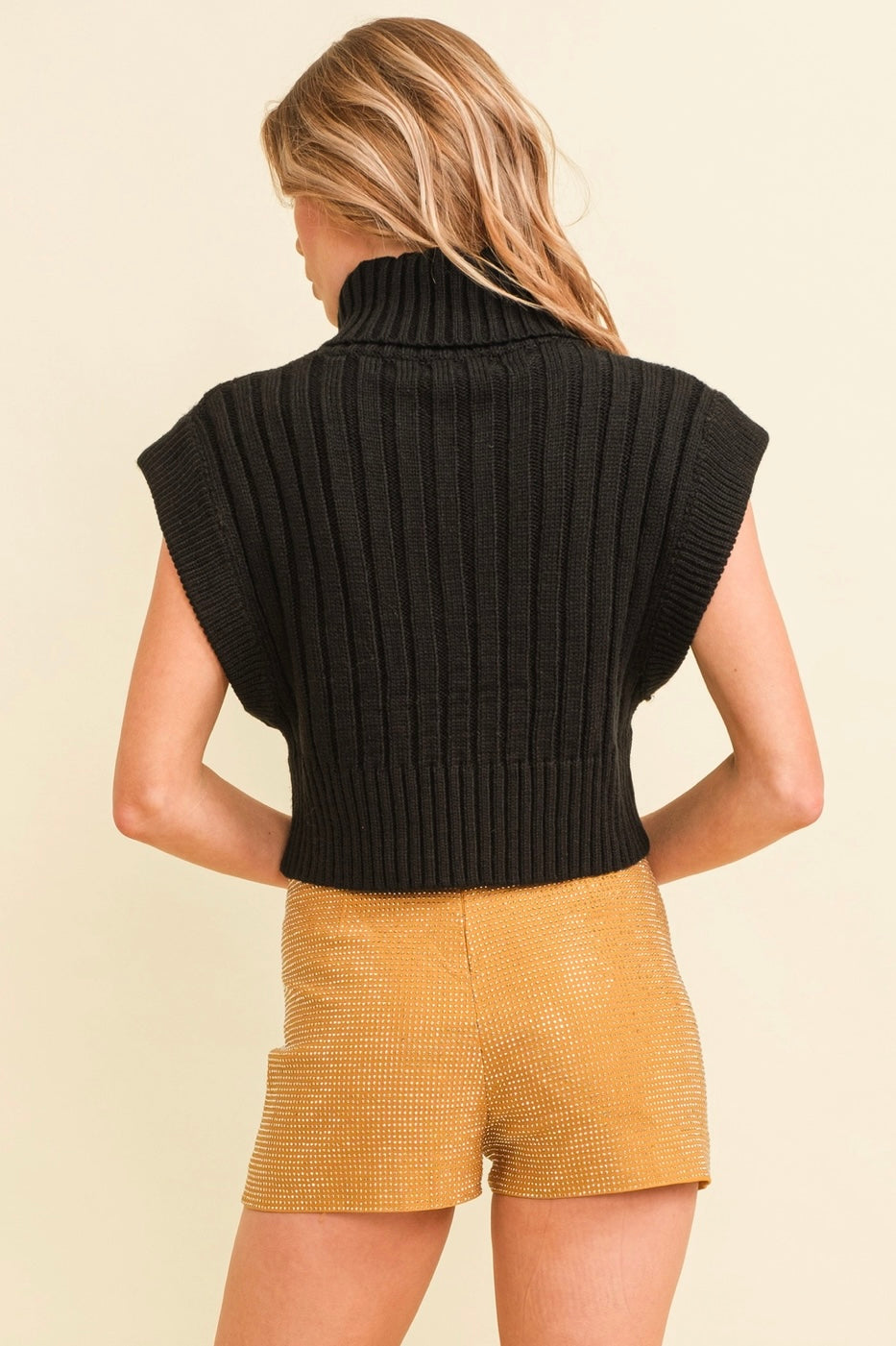 Rib Knit Sweater Vest